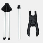Support de repassage suspendu 3 en 1 de 1,6 m, cintre, tringle télescopique en métal, fixation de tringle en métal
