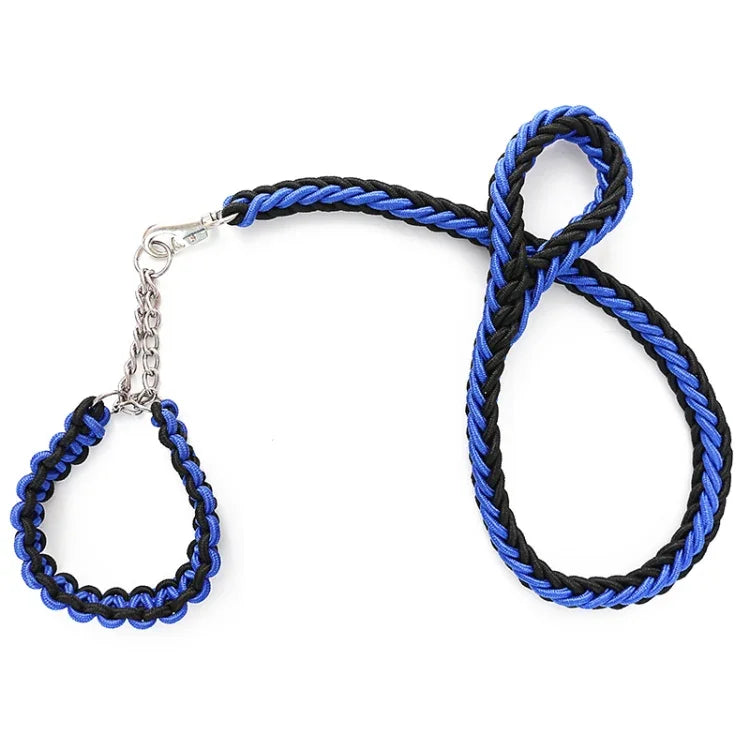 Laisse tressée pour chien, ceinture anti-traction pour animaux de compagnie, Tailles : M, L, XL