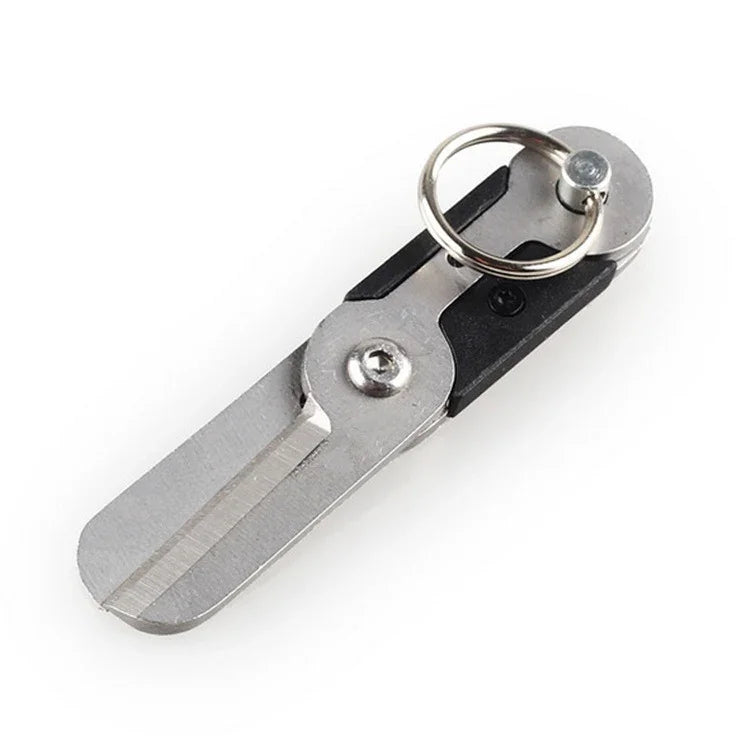 Mini ciseaux en acier inoxydable pour extérieur anti-perte EDC, ciseaux EDC