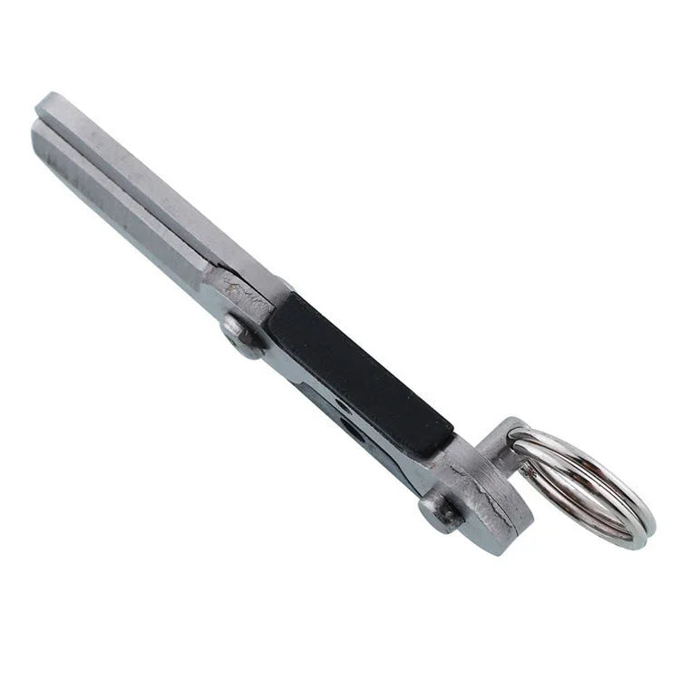 Mini ciseaux en acier inoxydable pour extérieur anti-perte EDC, ciseaux EDC