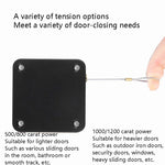 P093 Fermeture automatique de porte Téléscoper Boîte anti-effraction pour porte coulissante, Spécification : 2e génération colle noire 500g 1m, 2e génération colle blanche 500g 1m, 2e génération colle noire 800g 1m, 2e génération colle blanche 800g 1m