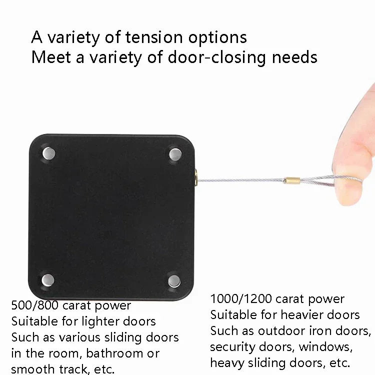 P093 Fermeture automatique de porte Téléscoper Boîte anti-effraction pour porte coulissante, Spécification : 2e génération colle noire 500g 1m, 2e génération colle blanche 500g 1m, 2e génération colle noire 800g 1m, 2e génération colle blanche 800g 1m