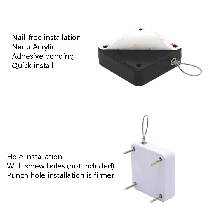 P093 Fermeture automatique de porte Téléscoper Boîte anti-effraction pour porte coulissante, Spécification : 2e génération colle noire 500g 1m, 2e génération colle blanche 500g 1m, 2e génération colle noire 800g 1m, 2e génération colle blanche 800g 1m