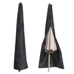 Housse imperméable et anti-poussière pour parasol extérieur, 26x57x190cm, 25x55x230cm