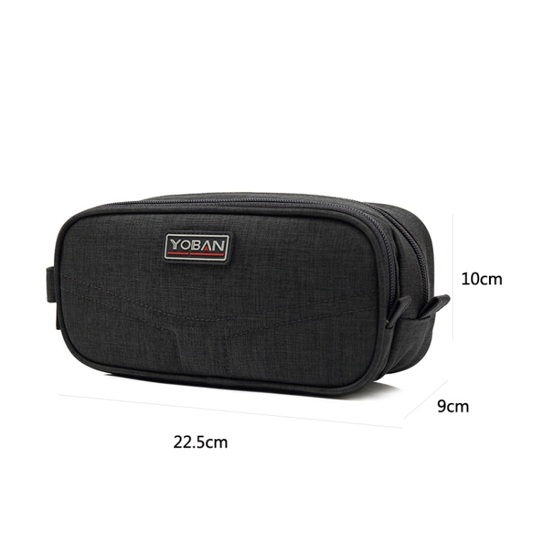 YOBAN Y-1054 Sac de rangement de voyage pour accessoires numériques Multifonctionnel Étanche Câble de données Chargeur Lecteur de cartes Trousse de rangement
