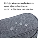 YOBAN Y-1054 Sac de rangement de voyage pour accessoires numériques Multifonctionnel Étanche Câble de données Chargeur Lecteur de cartes Trousse de rangement