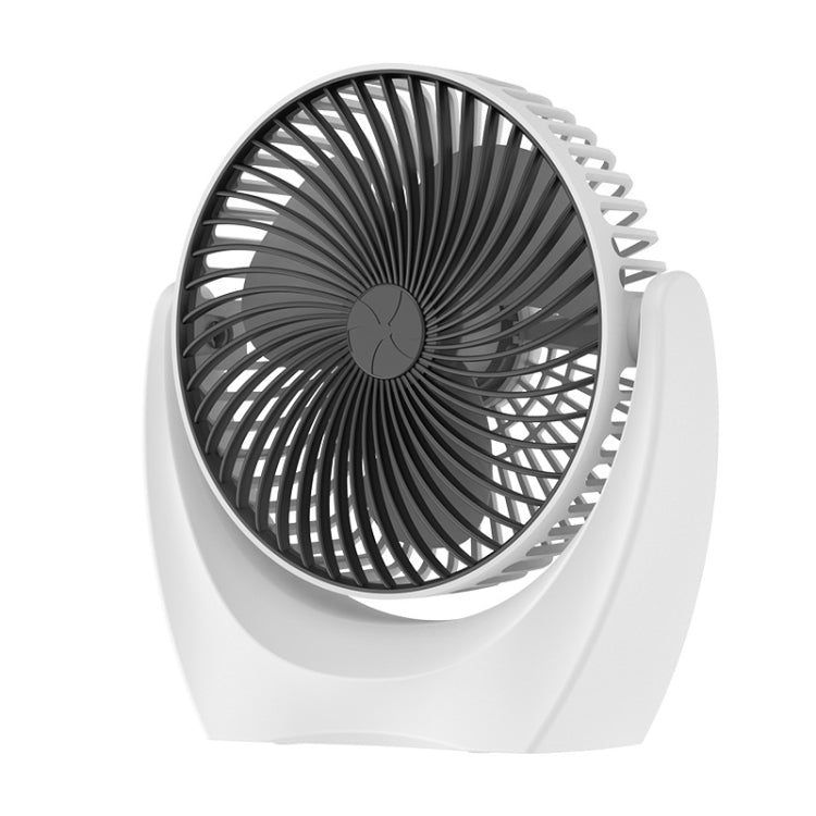Ventilateur de bureau USB mini portable pour maison ou dortoir, 6 pouces (Blanc), 6 pouces (Noir), type U (Noir), type U (Or)