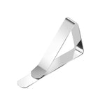 30 PCS Attache Nappe en Acier Inoxydable Pince de Table Triangle Pince Flexible de Pique-nique, 30 PCS (Classique), 30 PCS (Ondulé)