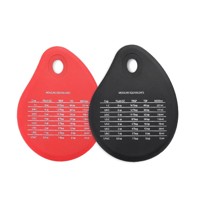 Spatule en silicone, spatule à crème, couteau à beurre, raclette (noir), raclette (rouge)