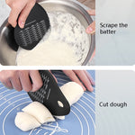 Spatule en silicone, spatule à crème, couteau à beurre, raclette (noir), raclette (rouge)