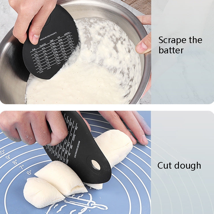 Spatule en silicone, spatule à crème, couteau à beurre, raclette (noir), raclette (rouge)