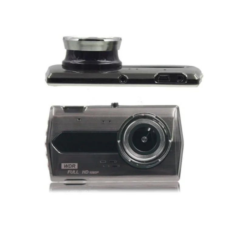 Enregistreur de Conduite Vidéo Avant et Arrière Double Objectif HD 1080P Vision Nocturne Écran 4 pouces, 1080P