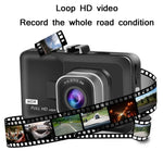 Enregistreur de Conduite Grand Angle HD 1080P Écran 3,0 pouces avec Image de Recul Spécification : Enregistrement Simple Définition Normale (Noir)