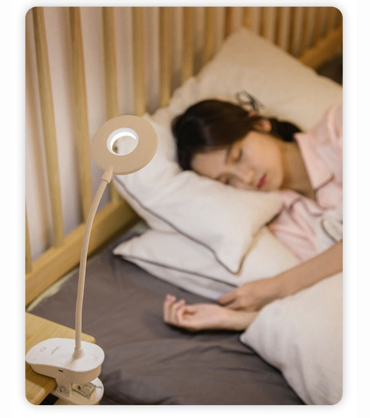 Lampe de Bureau à Pince YAGE YG-8102 2W 18 LED Interrupteur Tactile Gradation 3 Niveaux Protection des Yeux Lumière LED