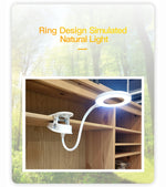 Lampe de Bureau à Pince YAGE YG-8102 2W 18 LED Interrupteur Tactile Gradation 3 Niveaux Protection des Yeux Lumière LED