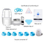 Kubichai HBF-8907 Purificateur d'eau de robinet de cuisine, filtre de robinet domestique HBF-8907, Purificateur d'eau HBF-8907
