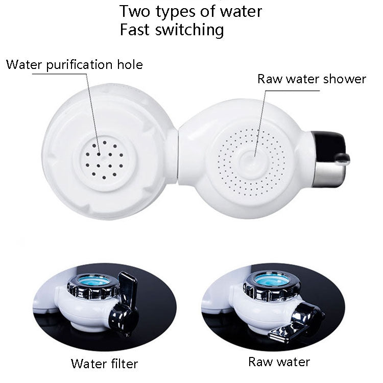 Kubichai HBF-8907 Purificateur d'eau de robinet de cuisine, filtre de robinet domestique HBF-8907, Purificateur d'eau HBF-8907