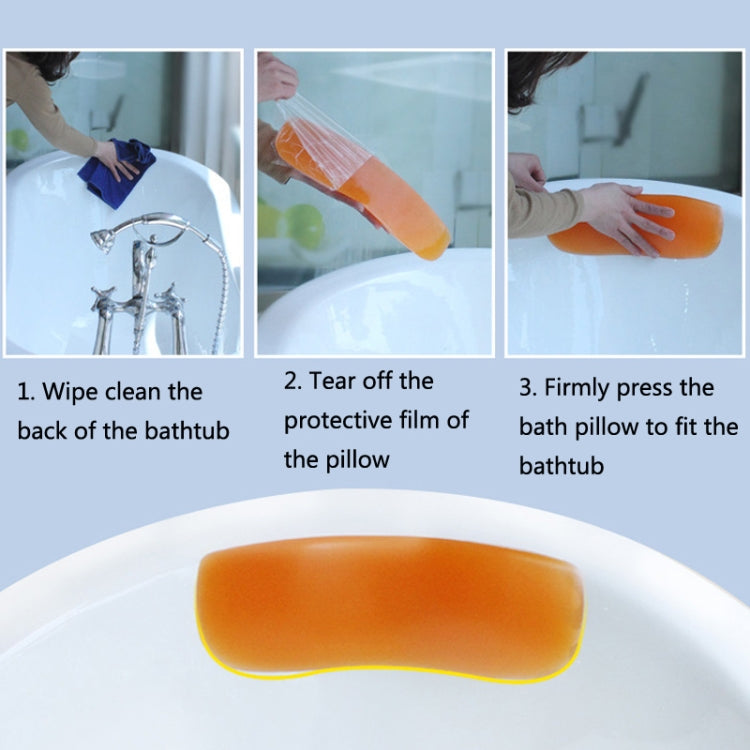 T5 Oreiller de baignoire en mousse PU éponge, oreiller de tête de bain d'hôtel, oreiller de tête de bain