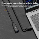 Câble d'extension USB 3.0 mâle vers femelle D.Y.TECH, double blindage, câble de données avec puce, longueur : 10m, 15m
