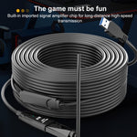 Câble d'extension USB 3.0 mâle vers femelle D.Y.TECH, double blindage, câble de données avec puce, longueur : 10m, 15m