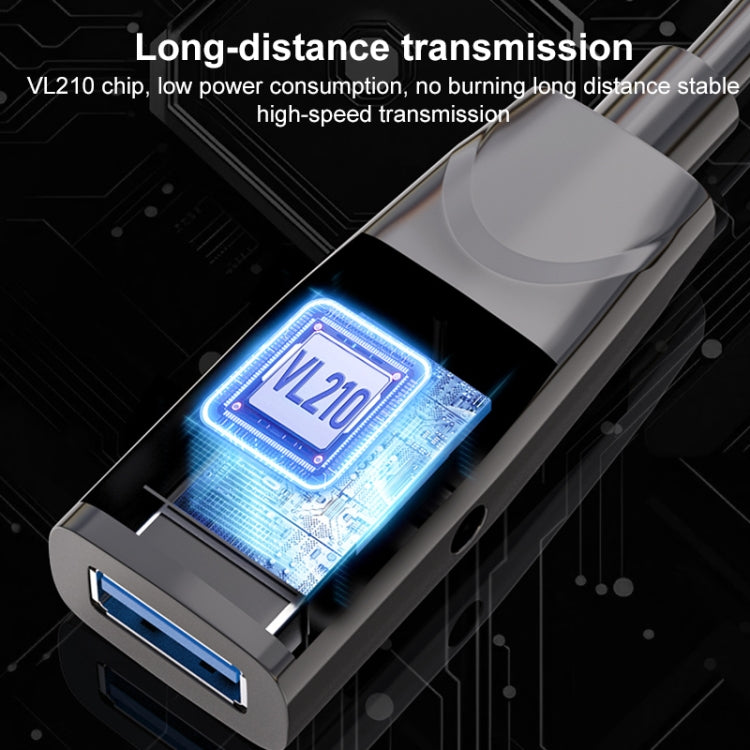 Câble d'extension USB 3.0 mâle vers femelle D.Y.TECH, double blindage, câble de données avec puce, longueur : 10m, 15m