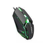 2 PCS K-Snake M11 4 boutons 1600DPI Souris de jeu lumineuse filaire pour ordinateur portable, longueur du câble : 1,5 m