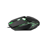 2 PCS K-Snake M11 4 boutons 1600DPI Souris de jeu lumineuse filaire pour ordinateur portable, longueur du câble : 1,5 m
