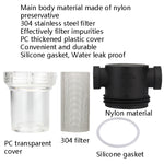 Filtre en plastique avant pour tuyau d'eau Purificateur d'eau d'irrigation de jardin, Spécification :, Interface 4 points 40 mailles