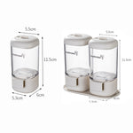 Marbrasse Boîte à Assaisonnement Doseur Type Pression Bouteille d'Assaisonnement Rotative Scellée Cuisine Ménagère Boîte à Assaisonnement, Simple, Doseur