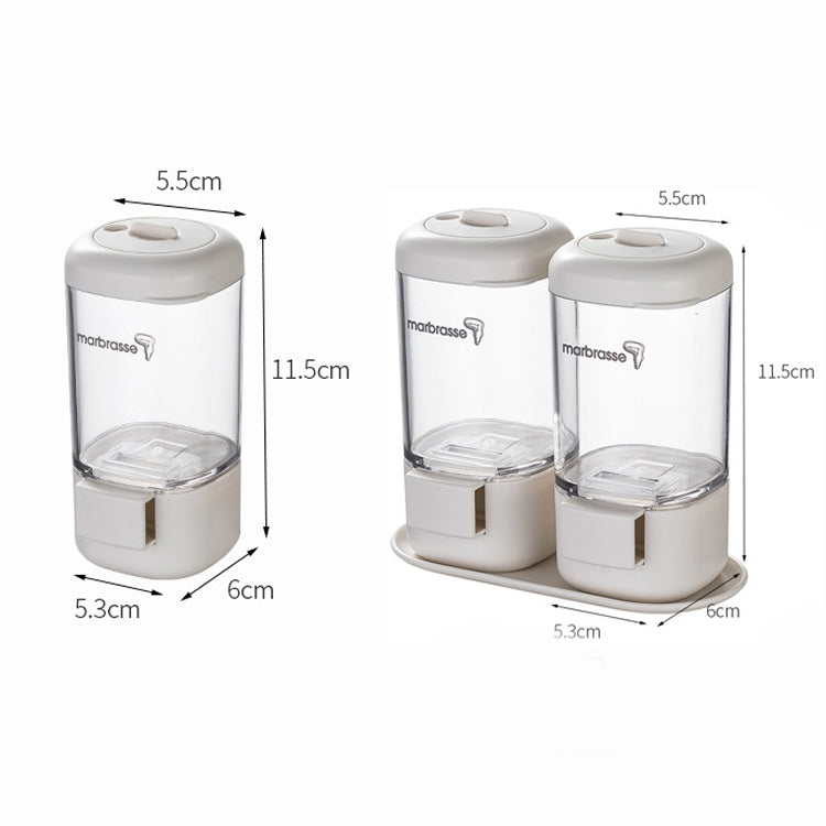 Marbrasse Boîte à Assaisonnement Doseur Type Pression Bouteille d'Assaisonnement Rotative Scellée Cuisine Ménagère Boîte à Assaisonnement, Simple, Doseur