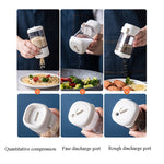 Marbrasse Boîte à Assaisonnement Doseur Type Pression Bouteille d'Assaisonnement Rotative Scellée Cuisine Ménagère Boîte à Assaisonnement, Simple, Doseur