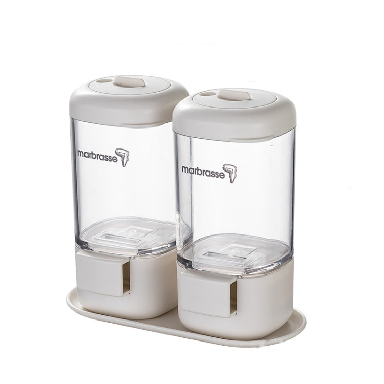 Marbrasse Boîte à Assaisonnement Doseur Type Pression Bouteille d'Assaisonnement Rotative Scellée Cuisine Ménagère Boîte à Assaisonnement, Simple, Doseur