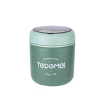 Tasse à Soupe Scellée à Isolation Thermique Portable avec Couvercle Boîte à Déjeuner Petit-déjeuner pour Employés de Bureau, Rose, Bleu, Vert