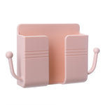 10 boîtes de rangement murales pour télécommandes, supports de chargement de téléphone portable pour chevet, 10 pièces vertes, 10 pièces bleues, 10 pièces roses, 10 pièces blanches, 10 pièces jaunes