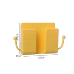 10 boîtes de rangement murales pour télécommandes, supports de chargement de téléphone portable pour chevet, 10 pièces vertes, 10 pièces bleues, 10 pièces roses, 10 pièces blanches, 10 pièces jaunes
