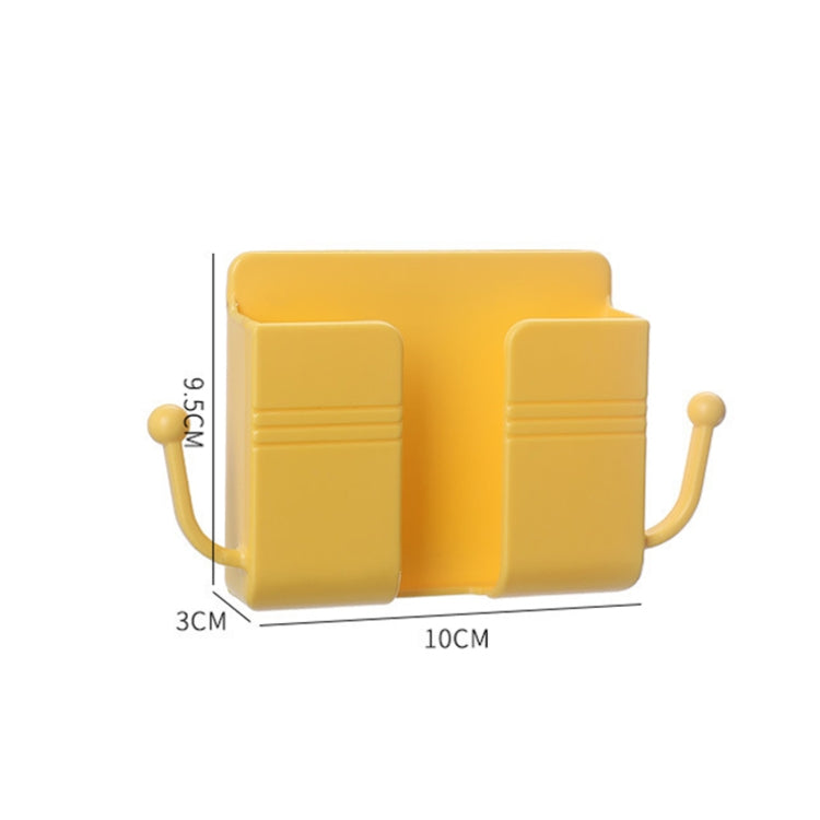 10 boîtes de rangement murales pour télécommandes, supports de chargement de téléphone portable pour chevet, 10 pièces vertes, 10 pièces bleues, 10 pièces roses, 10 pièces blanches, 10 pièces jaunes