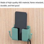 10 boîtes de rangement murales pour télécommandes, supports de chargement de téléphone portable pour chevet, 10 pièces vertes, 10 pièces bleues, 10 pièces roses, 10 pièces blanches, 10 pièces jaunes