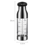 Bouteille pulvérisateur d'huile en acier inoxydable, pulvérisateur d'huile et de vinaigre pour barbecue, flacon pulvérisateur à pression.