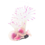 Décoration de paysage simulant fond marin pour aquarium, mollusques, corail, arbre de mer en silicone, Jaune, Blanc