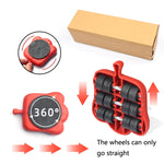 Kit d'outils de déménagement à hauteur réglable avec rouleau de déménagement pour meubles lourds de type levier, 13 pièces/ensemble, 5 pièces/ensemble