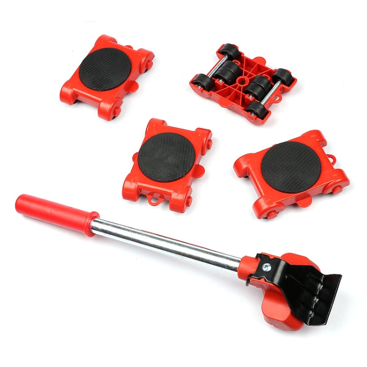 Kit d'outils de déménagement à hauteur réglable avec rouleau de déménagement pour meubles lourds de type levier, 13 pièces/ensemble, 5 pièces/ensemble