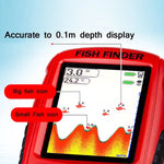 Sondeur de pêche USB avec écran couleur HD et matrice de points, livraison de couleur aléatoire, détecteur de poissons à écran HD