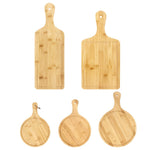 Planche en bois de bambou pour fondue, vaisselle, plateau à bœuf et agneau, fournitures de magasin de fondue, rectangulaire 4020, rectangulaire 4516, circulaire 3624, circulaire 3826, circulaire 4429