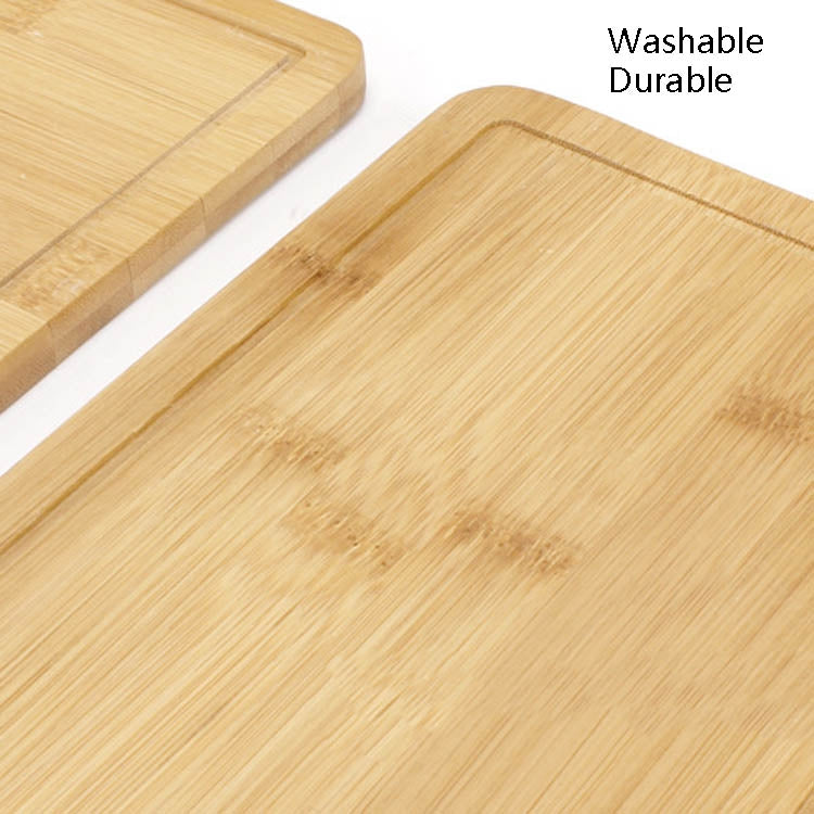 Planche en bois de bambou pour fondue, vaisselle, plateau à bœuf et agneau, fournitures de magasin de fondue, rectangulaire 4020, rectangulaire 4516, circulaire 3624, circulaire 3826, circulaire 4429