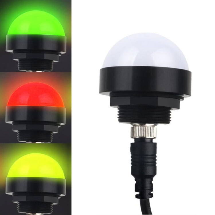 Indicateur étanche hémisphérique LED d'alarme de lumière d'avertissement tricolore de sécurité 24V, Style 1, Style 2