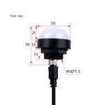 Indicateur étanche hémisphérique LED d'alarme de lumière d'avertissement tricolore de sécurité 24V, Style 1, Style 2