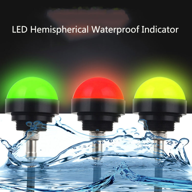 Indicateur étanche hémisphérique LED d'alarme de lumière d'avertissement tricolore de sécurité 24V, Style 1, Style 2