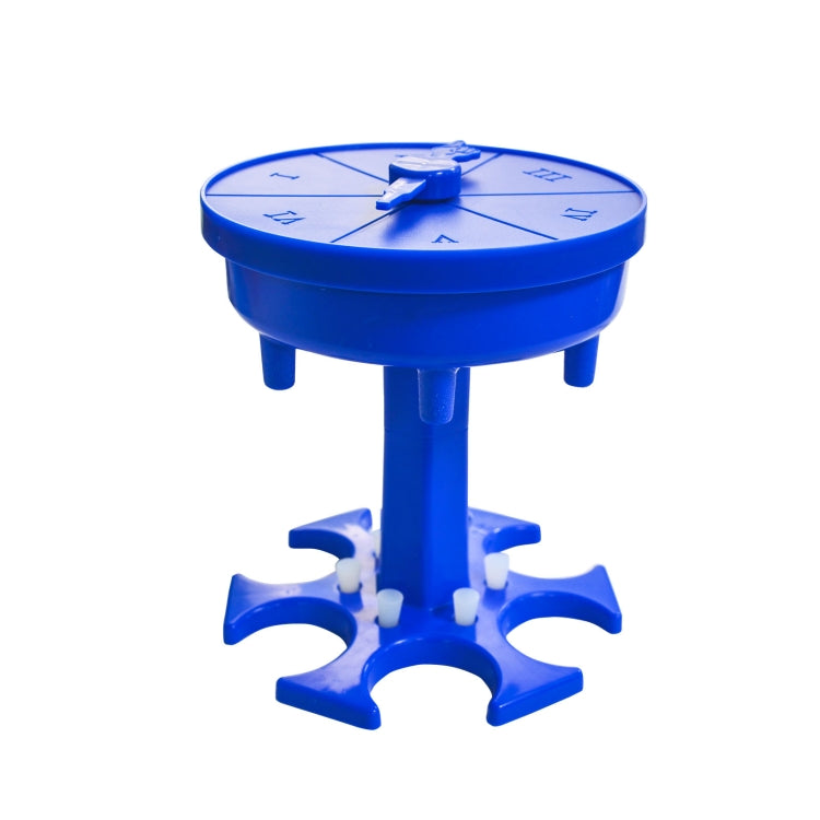 Distributeur de vin 6 tasses, verseur automatique avec plateau tournant de jeu, Style :, rond bleu avec tasse transparente, rond bleu avec tasse colorée, rond gris avec tasse transparente, rond gris avec tasse colorée, rond marron avec tasse transparente