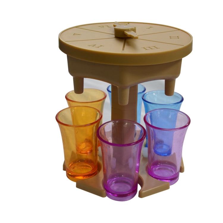 Distributeur de vin 6 tasses, verseur automatique avec plateau tournant de jeu, Style :, rond bleu avec tasse transparente, rond bleu avec tasse colorée, rond gris avec tasse transparente, rond gris avec tasse colorée, rond marron avec tasse transparente