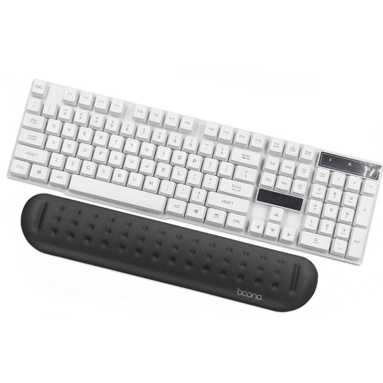 Baona Silicone Memory Cotton Wrist Pad Massage Hole Keyboard Mouse Pad, Style:, Mouse Pad (Blue), Mouse Pad (Gray), Mouse Pad (Pink), Medium Keyboard Rest (Blue), Medium Keyboard Rest (Gray), Medium Keyboard Rest (Black), Large Keyboard Rest (Blue)